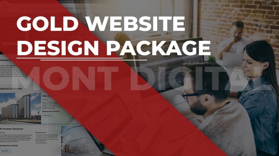 ⁣Gold Website Design Package | Gold Package | Website Package