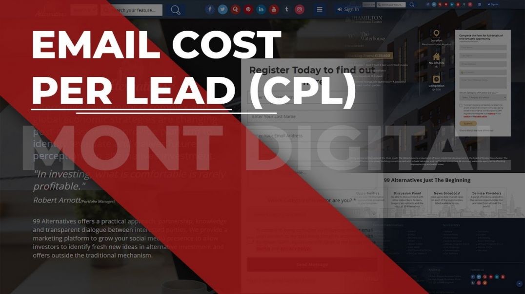 ⁣Email Cost Per Lead (CPL) |  Cost Per Lead Email Marketing