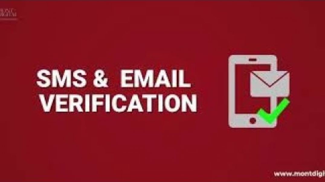 ⁣SMS And Email Verification | SMS Verification | Email Verification