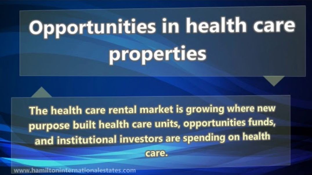 ⁣Growth And Rental Prospects In Health Care Sector