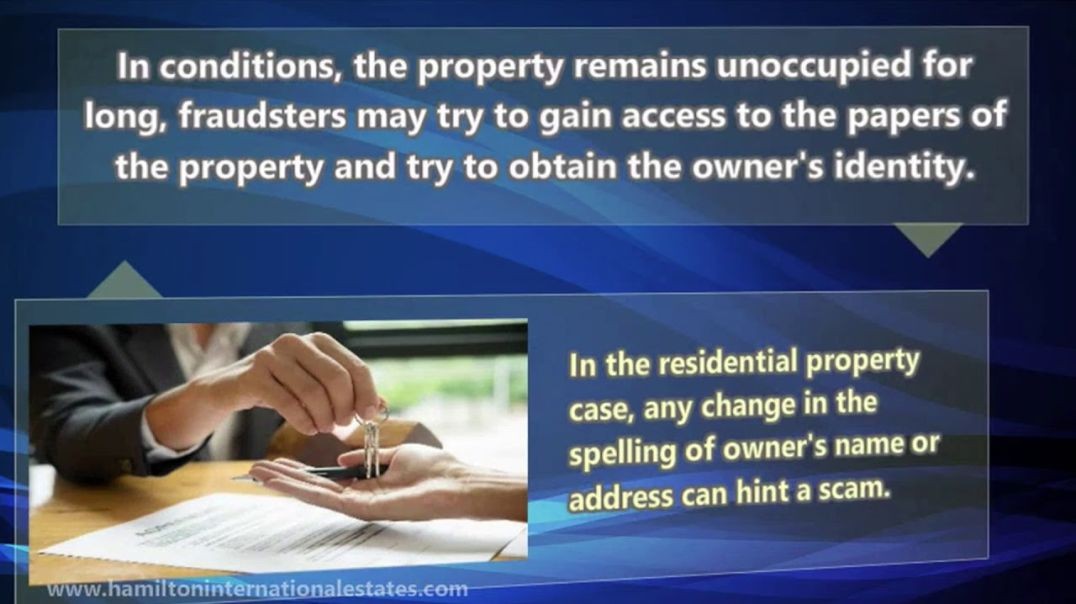 Precautions to prevent a property fraud