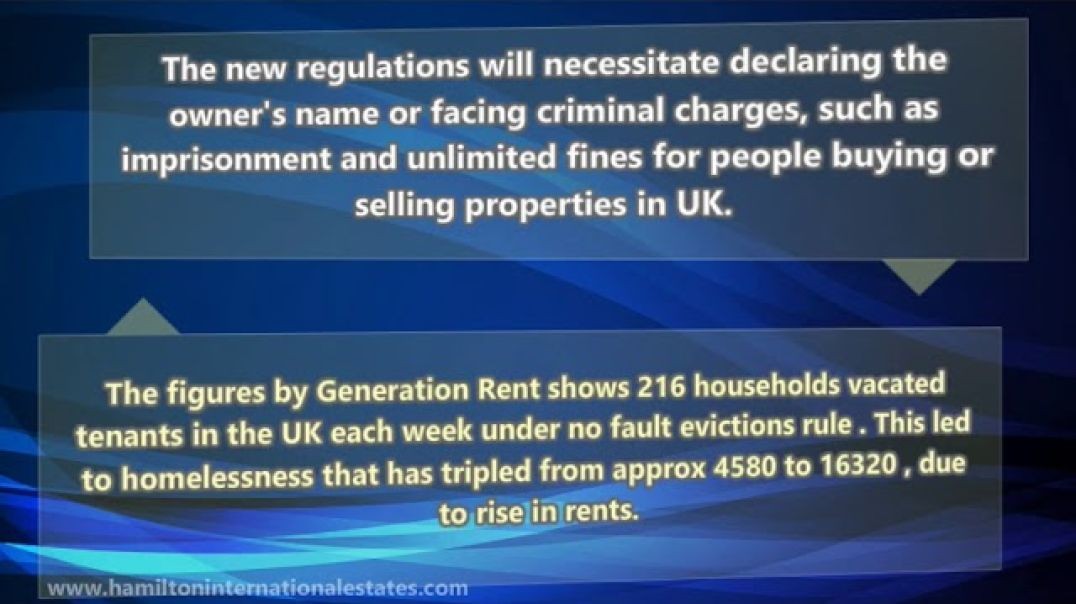 ⁣New Rules To Curb Price Rise Due To Overseas Inflow Into UK Real Estate