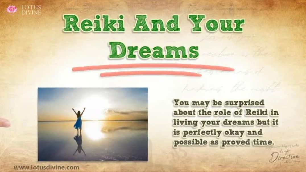 ⁣Reiki and your dreams