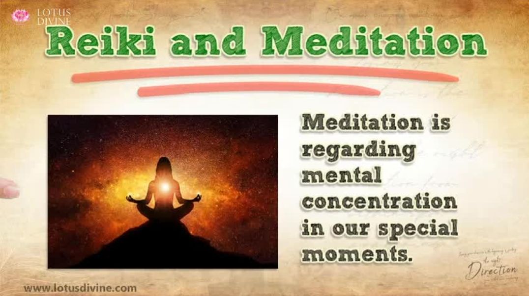 ⁣Reiki and Meditation