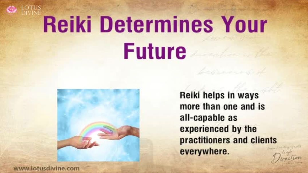⁣Reiki determines your future