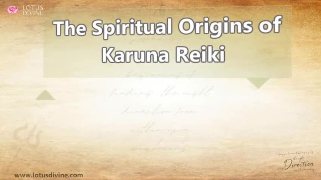⁣The Spiritual Origins of Karuna Reiki