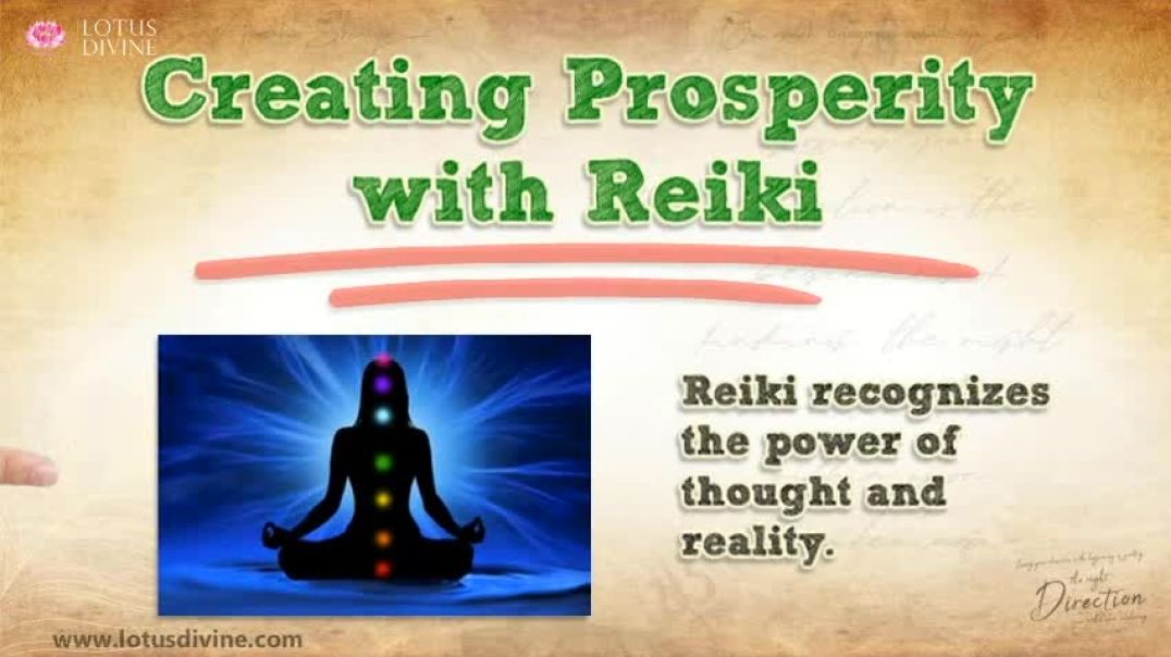 ⁣Creating Prosperity with Reiki