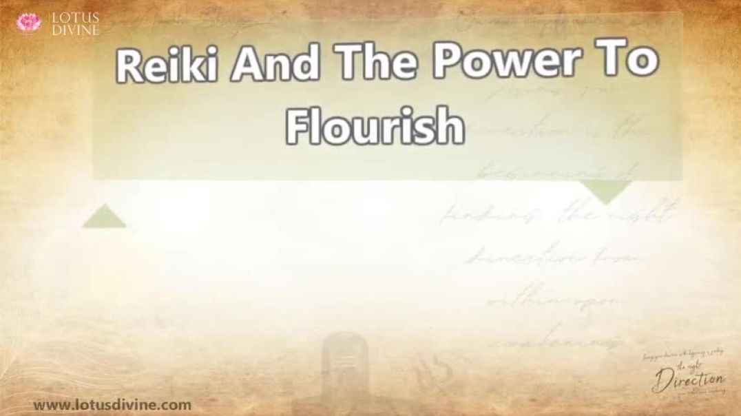 ⁣Reiki and the power to flourish