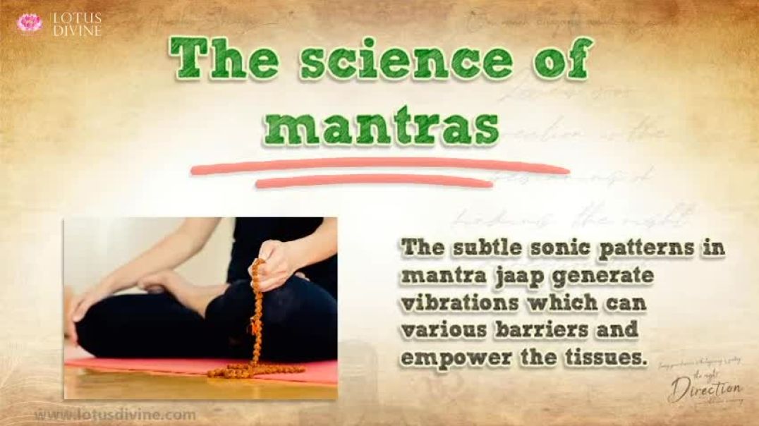 ⁣The science of mantras