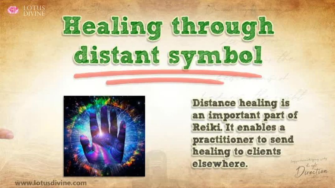 Healing through distant symbol