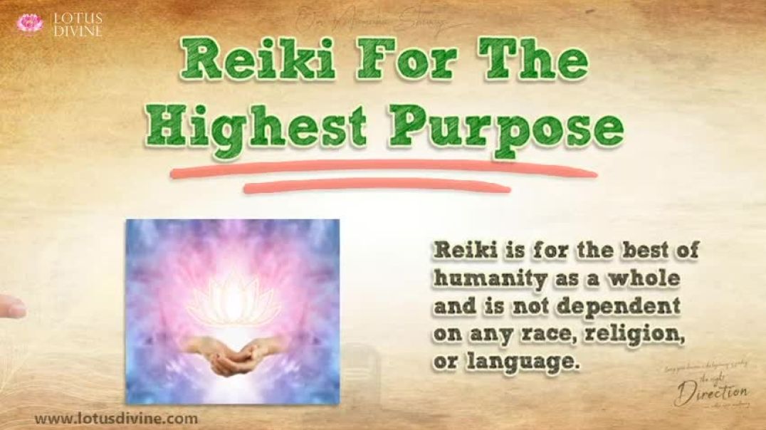 ⁣Reiki for the highest purpose
