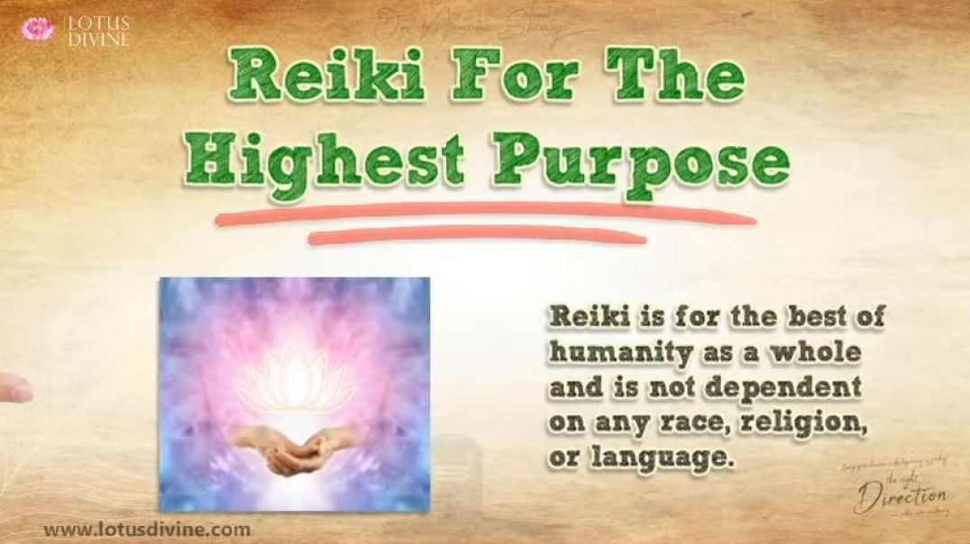 Reiki for the highest purpose