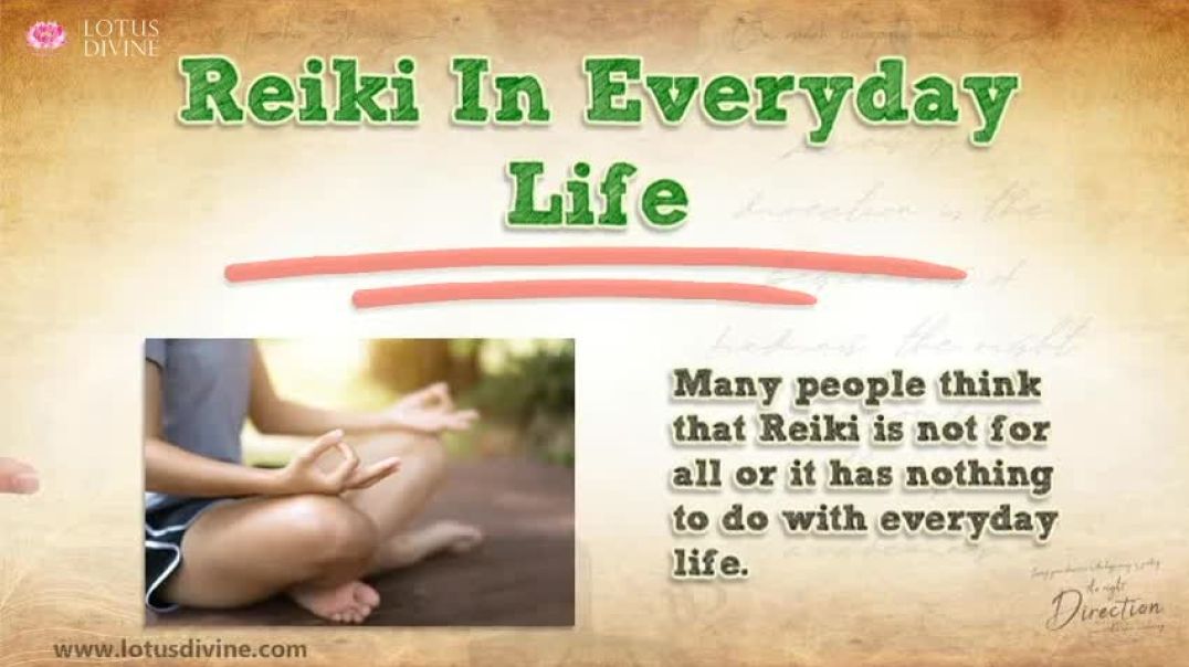 ⁣Reiki in everyday life