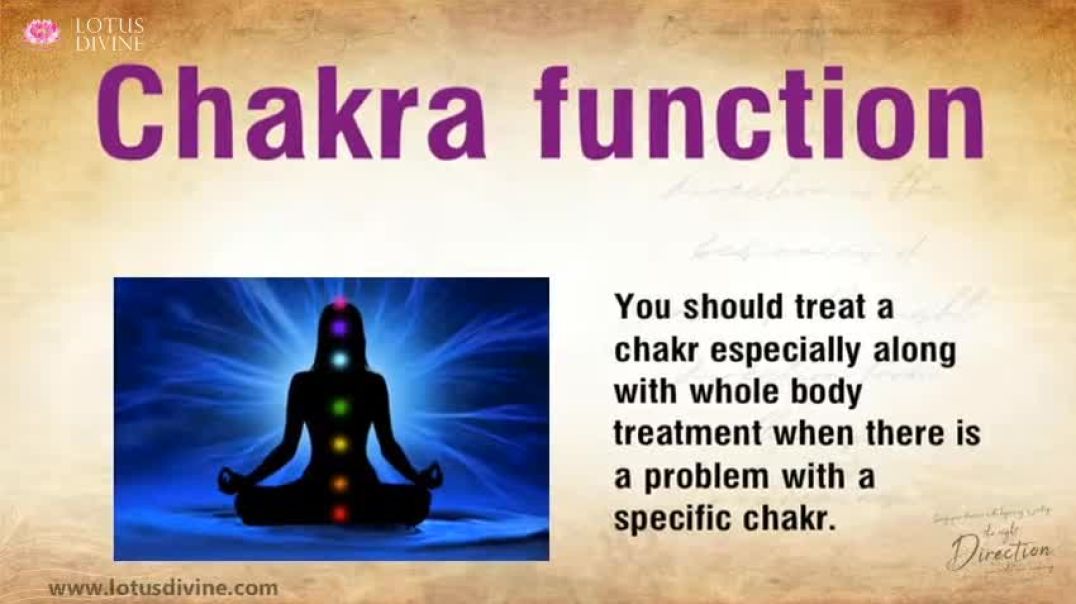 ⁣Chakra function