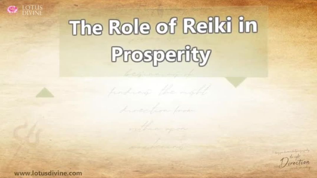 ⁣The role of Reiki in prosperity