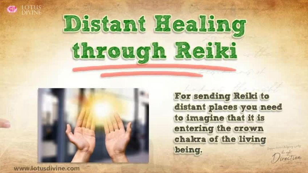 ⁣Distant Healing through Reiki