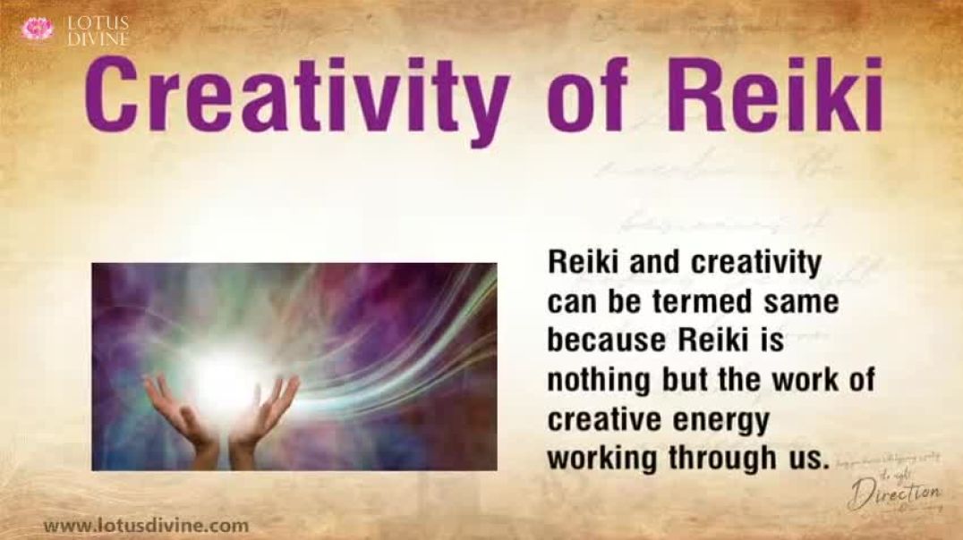 ⁣Creativity of Reiki