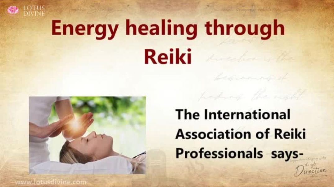 ⁣Energy healing through Reiki