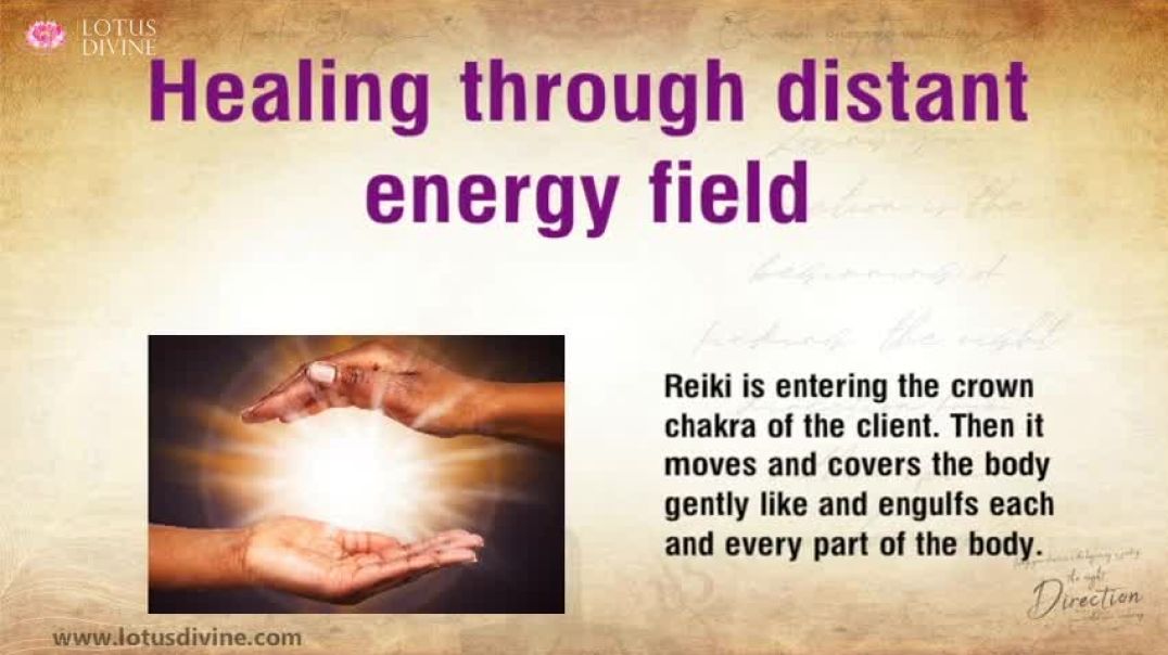 Healing through distant energy field