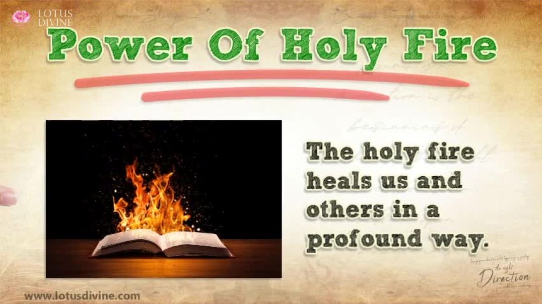 ⁣Power of holy fire