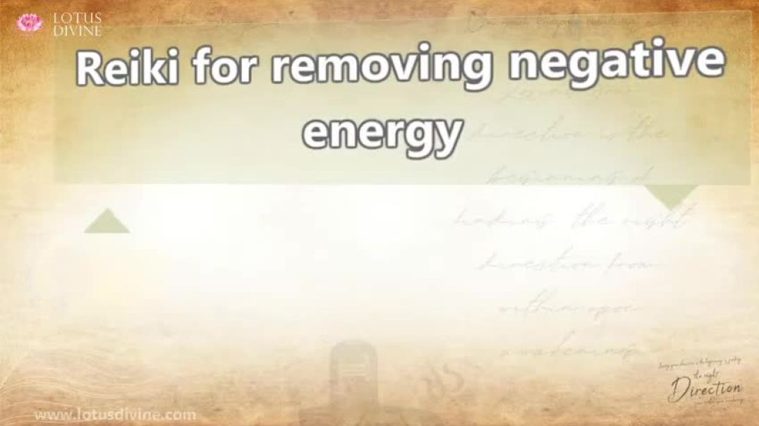 ⁣Reiki for removing negative energy