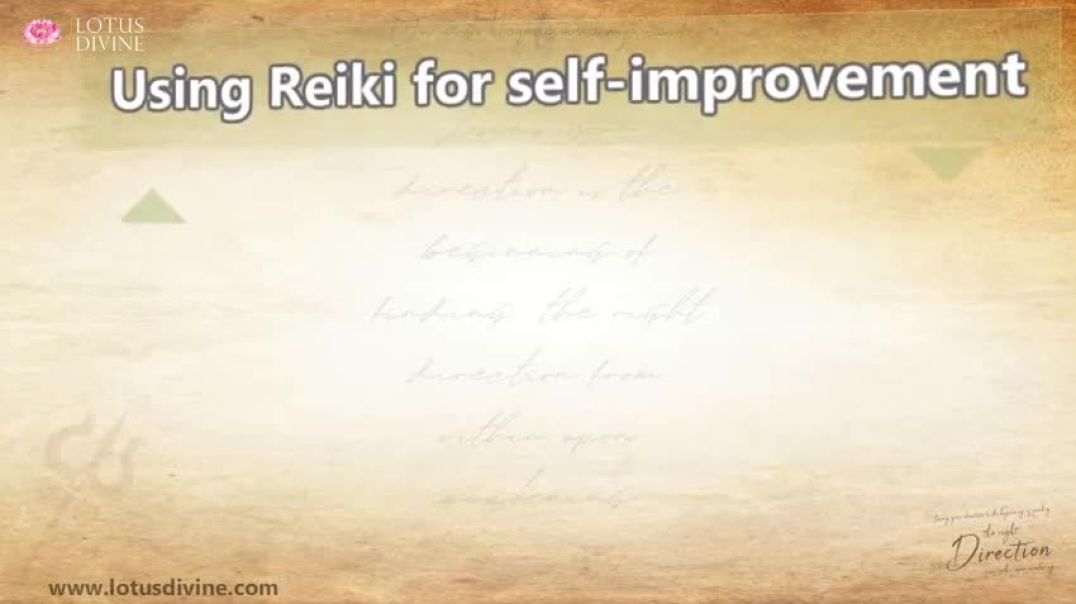 ⁣Using Reiki for self improvement