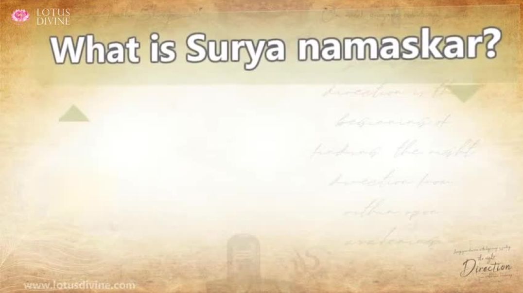 ⁣What is surya namaskar