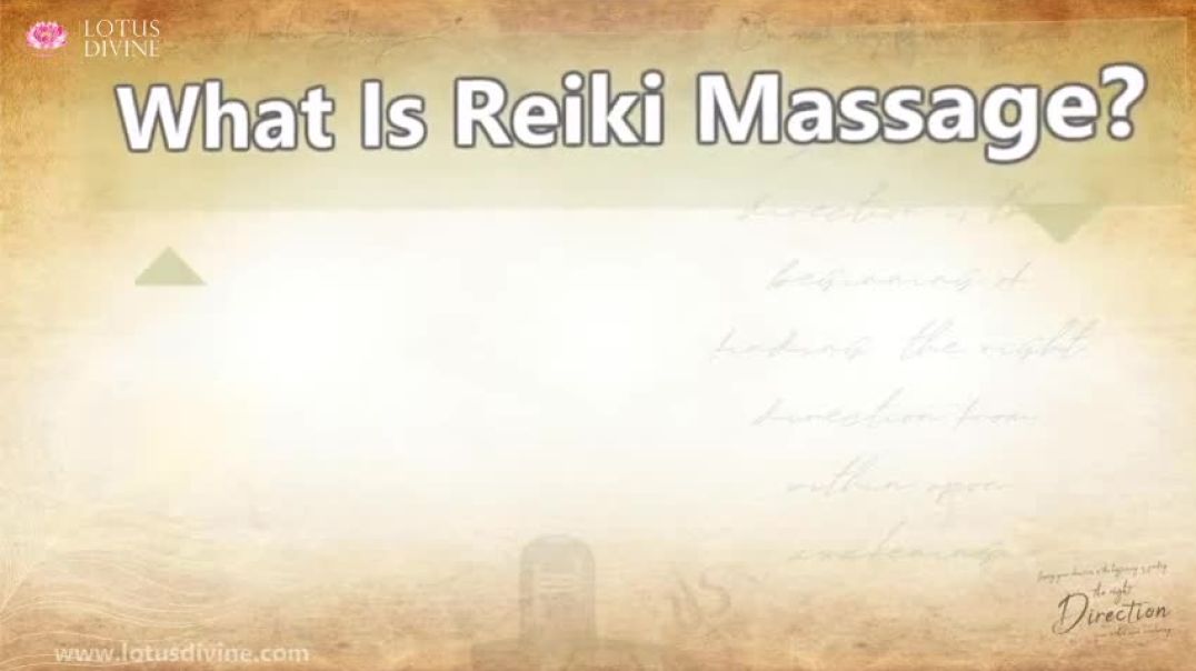 What is Reiki massage