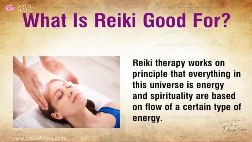 ⁣what is reiki good for
