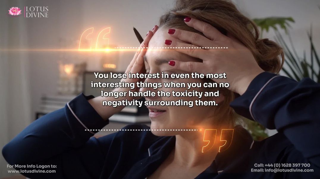 ⁣You lose interest in even the most interesting things when you can no longer handle the toxicity and
