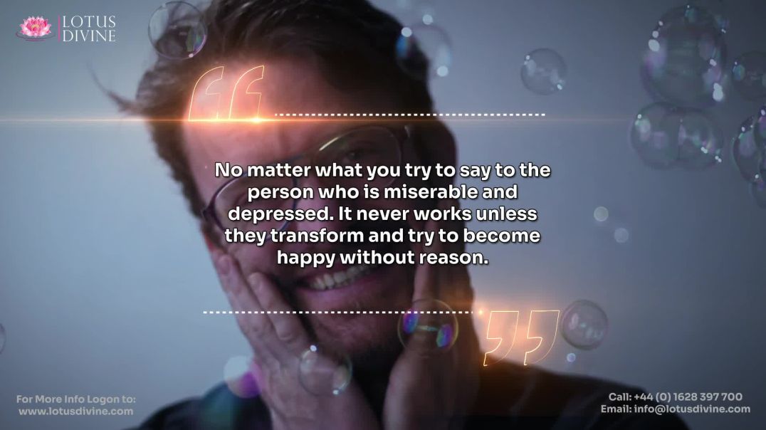 ⁣No matter what you try to say to the person who is miserable and depressed. It never works unless th