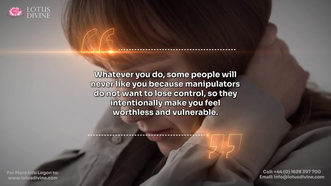 ⁣Whatever you do, some people will never like you because manipulators do not want to lose control, s
