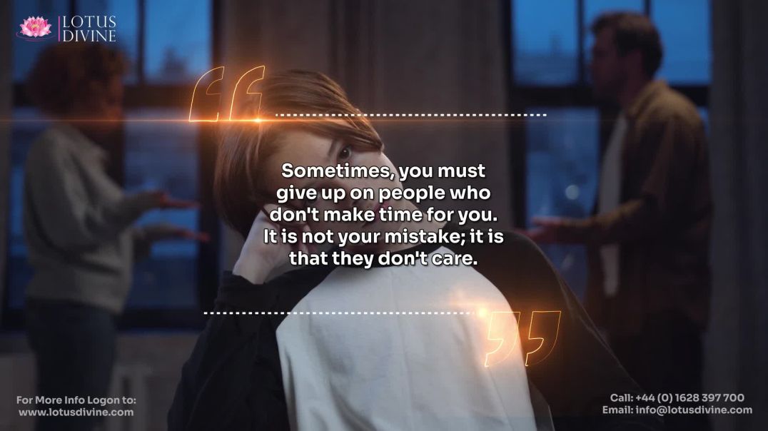 ⁣Sometimes, you must give up on people who don't make time for you. It is not your mistake; it i