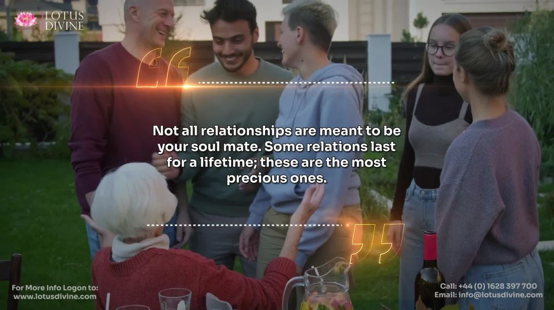 ⁣Not all relationships are meant to be your soul mate. Some relations last for a lifetime; these are 