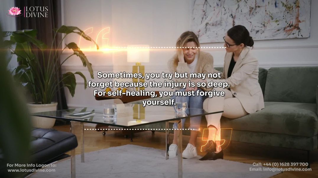 ⁣Sometimes, you try but may not forget because the injury is so deep. For self-healing, you must forg