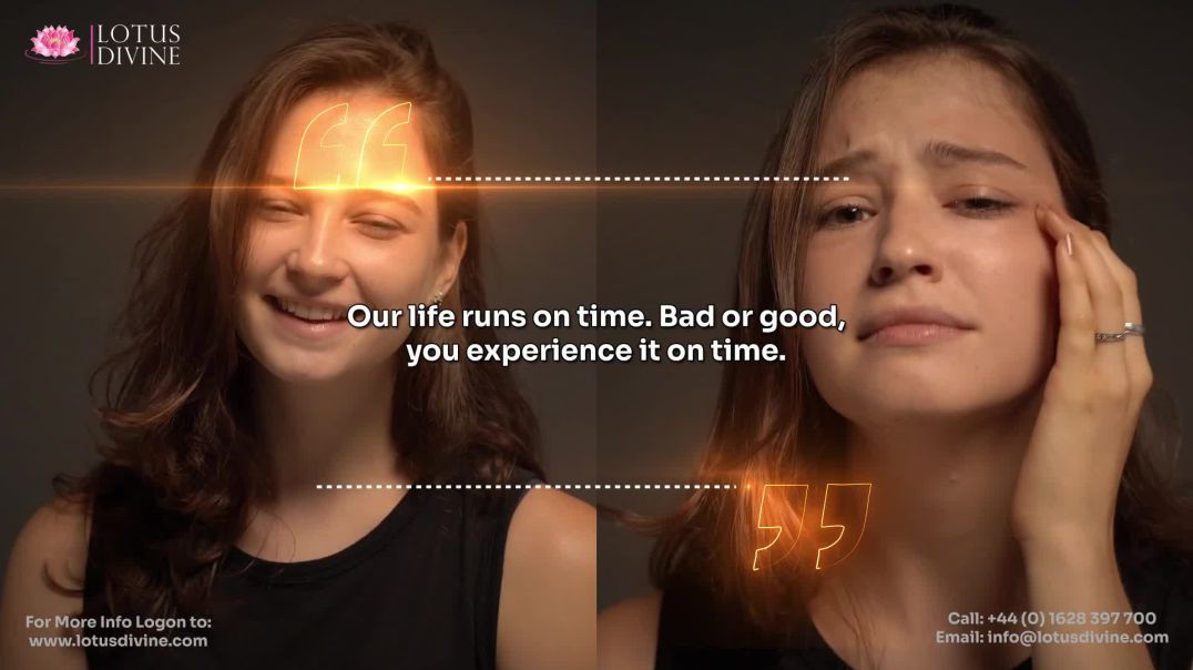 ⁣Our life runs on time. Bad or good, you experience it on time.