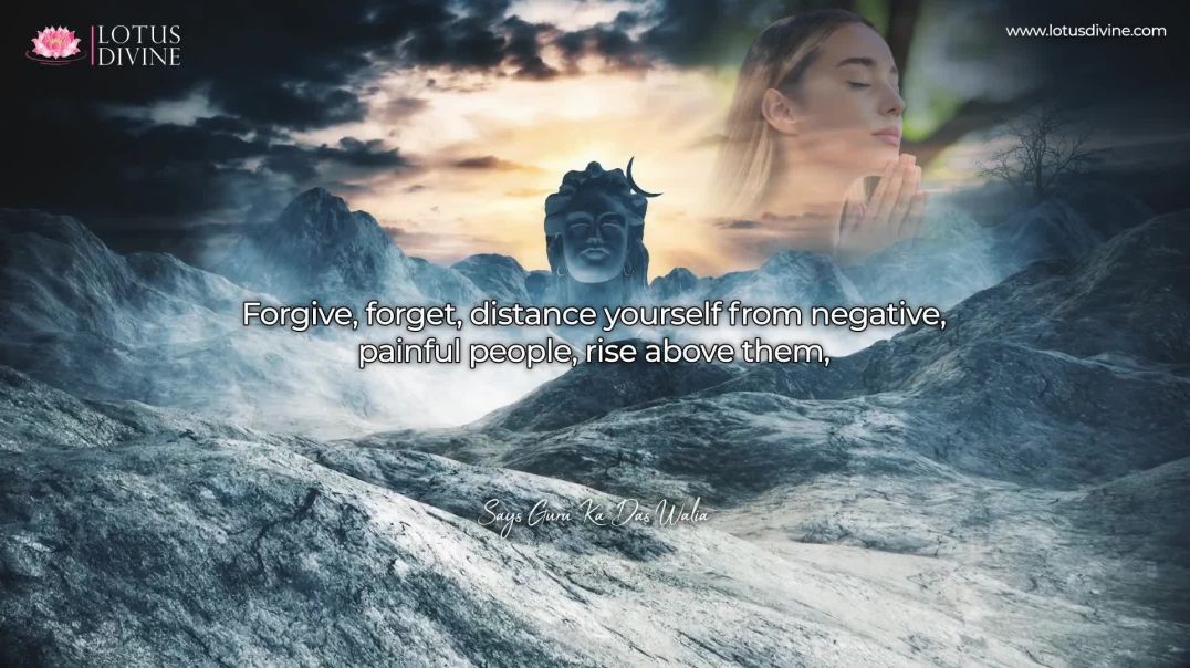 ⁣Forgive, forget, distance yourself from negative, painful people | Quote 229 #spirituality #spiritual #quotes #quotes