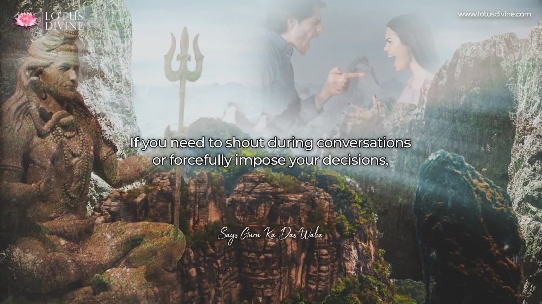 ⁣If you need to shout during conversations or forcefully impose your decisions | Quote 232 #spirituality #[52