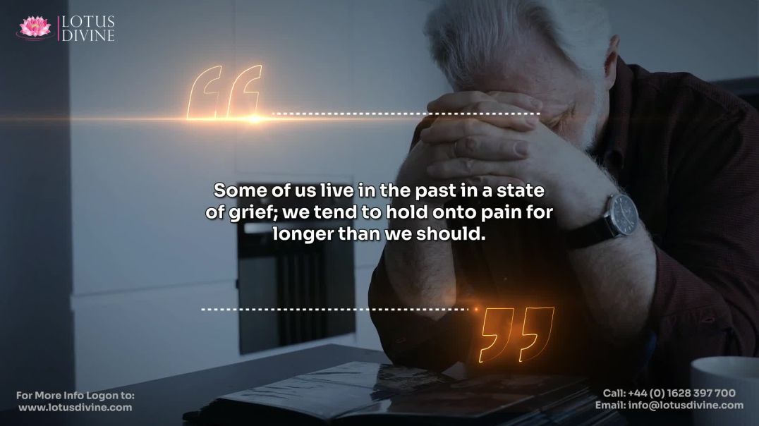 ⁣Some of us live in the past in a state of grief; we tend to hold onto pain for longer than we should