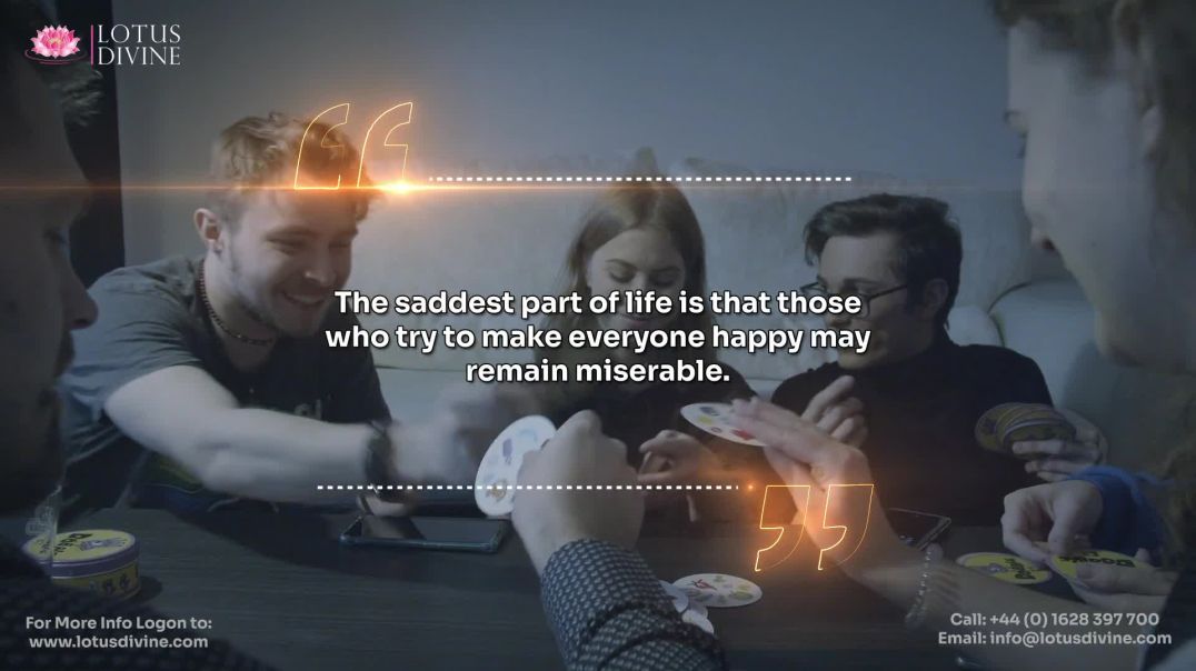⁣The saddest part of life is that those who try to make everyone happy may remain miserable.