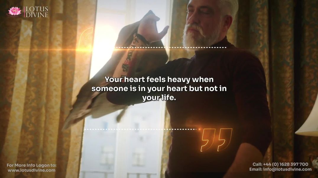 ⁣Your heart feels heavy when someone is in your heart but not in your life.