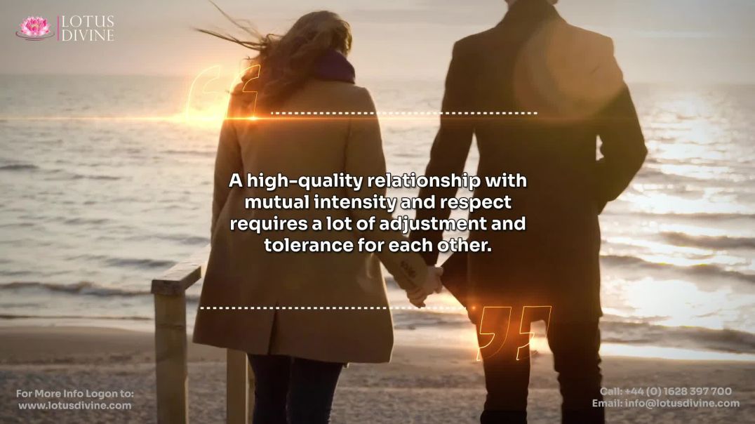 ⁣A high-quality relationship with mutual intensity and respect requires a lot of adjustment and toler