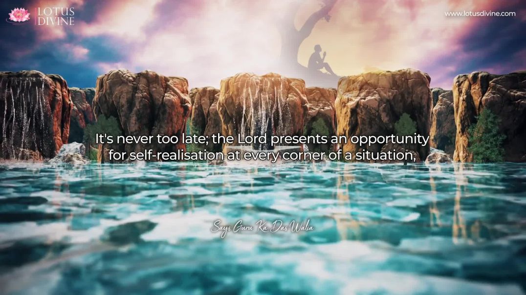⁣It's never too late; the Lord presents an opportunity for... | Quote 250