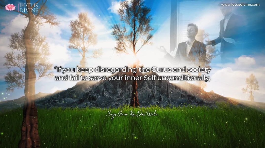 ⁣If you keep disregarding the Gurus and society and...|Quote 241 #spirituality #spiritual #quotes #quotes