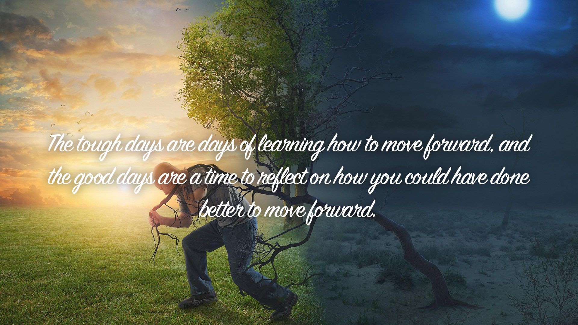 The tough days are days of learning how to move forward...|Quote 223 #spirituality #spiritual #quotes #quotes