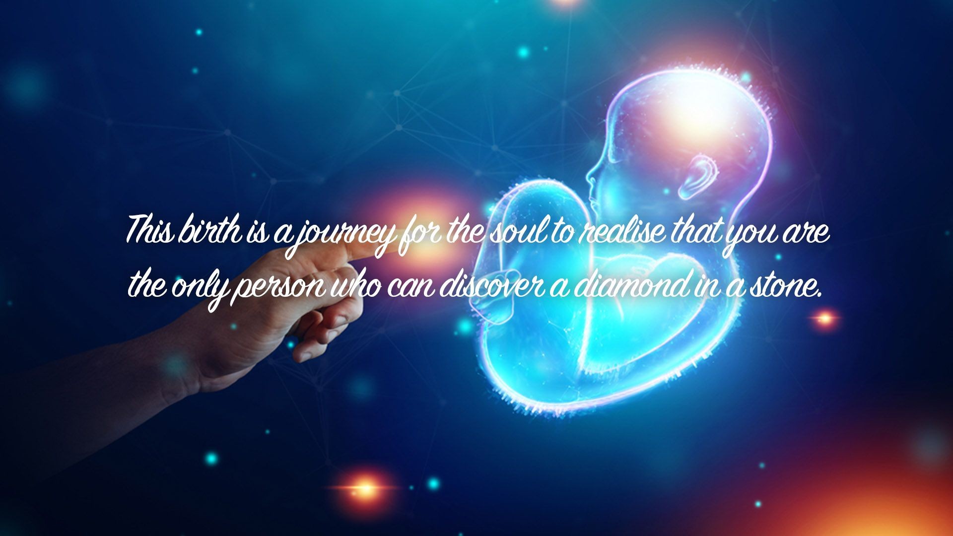 ⁣This birth is a journey for the soul to realise that you...| Quote 248