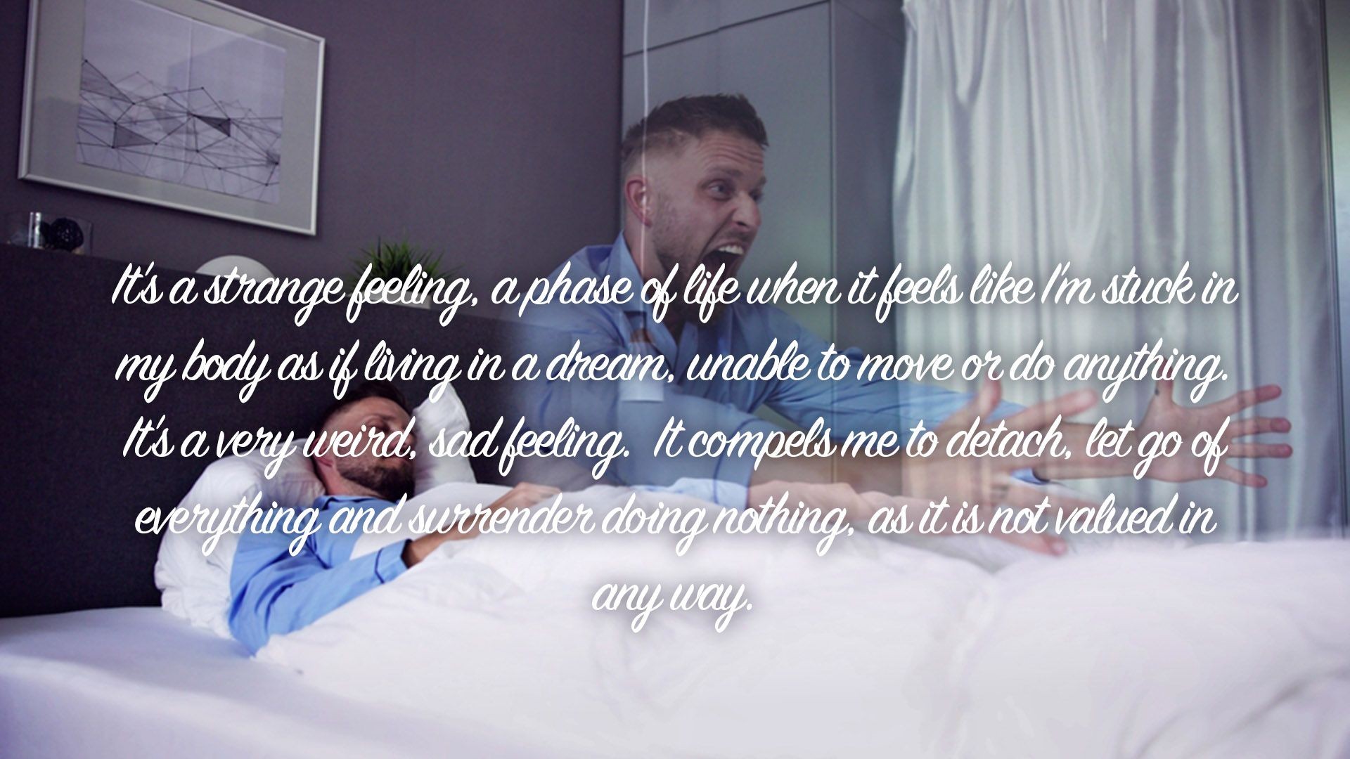 ⁣It's a strange feeling, a phase of life when it feels like | Quote 233