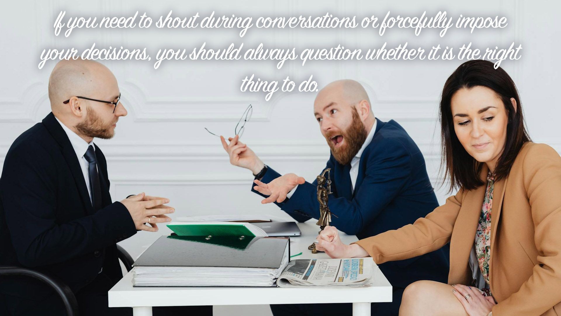 If you need to shout during conversations or forcefully impose your decisions | Quote 232 #spirituality #[52