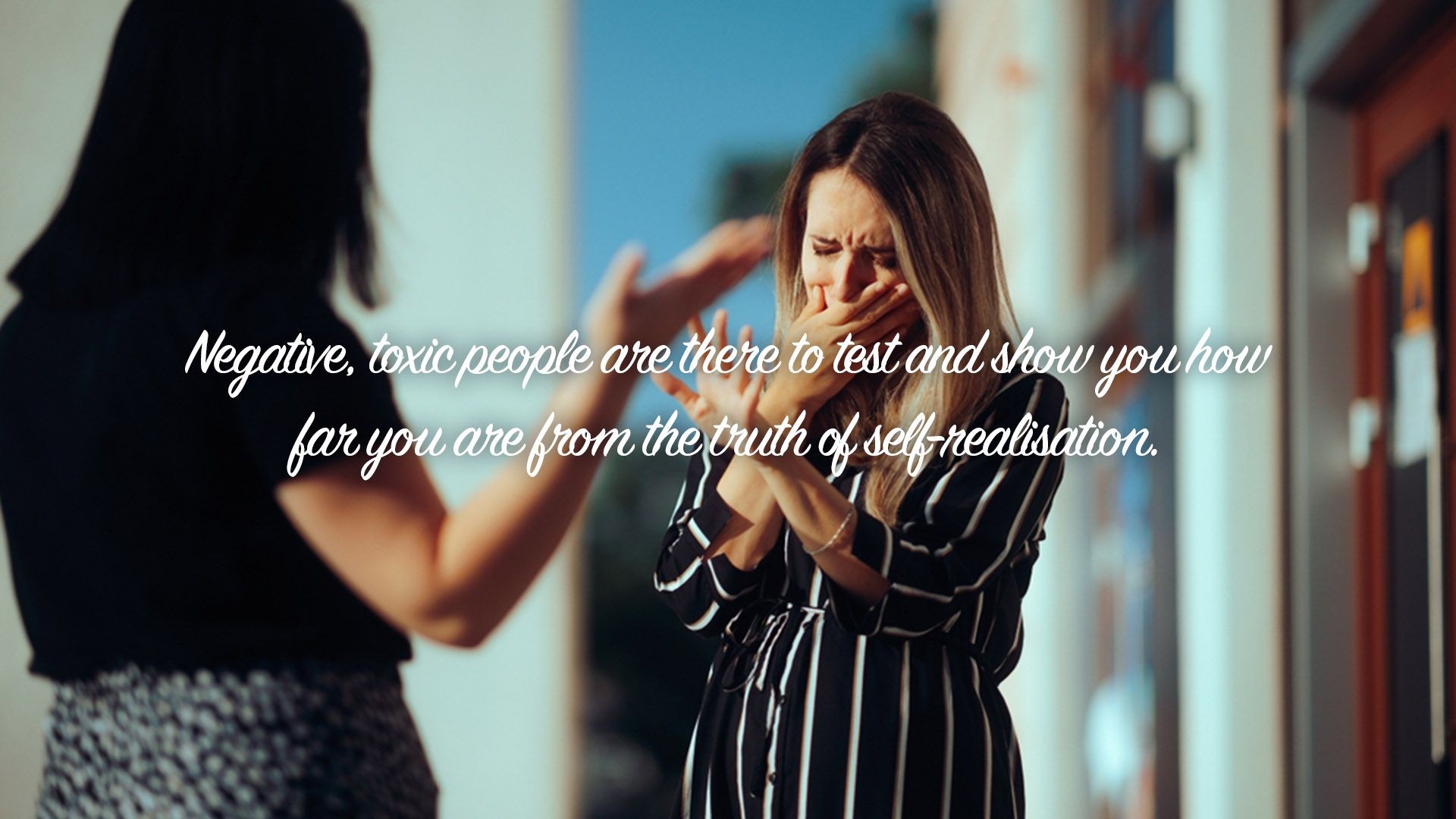 ⁣Negative, toxic people are there to test and show | Quote 244