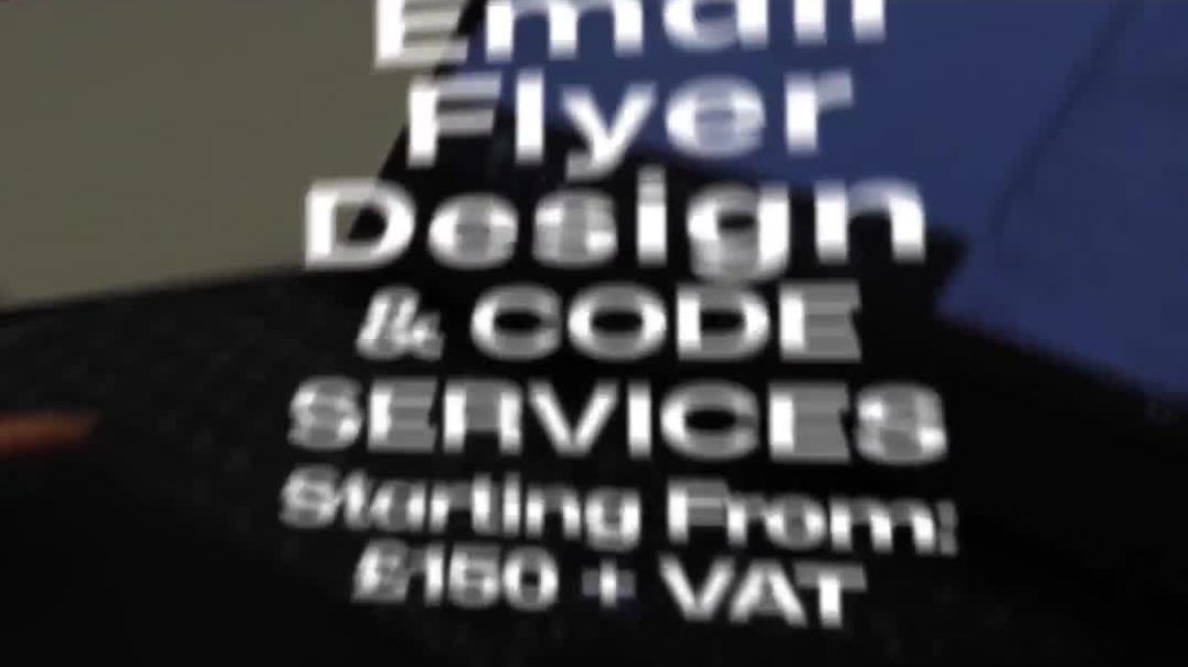 ⁣Email Flyer Design and Code